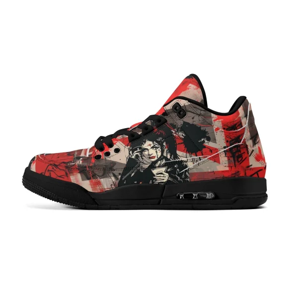 Zapatillas retro de mujer estilo high top con diseño urbano y cámara de aire