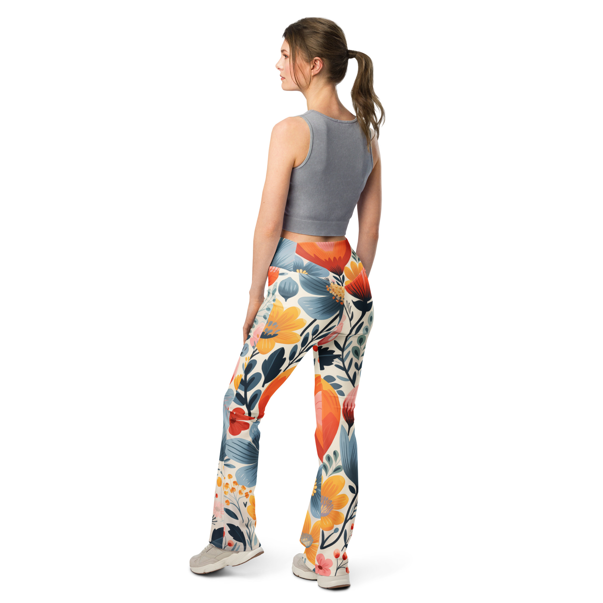 Leggings Acampanados Flor Viva - Imagen 6