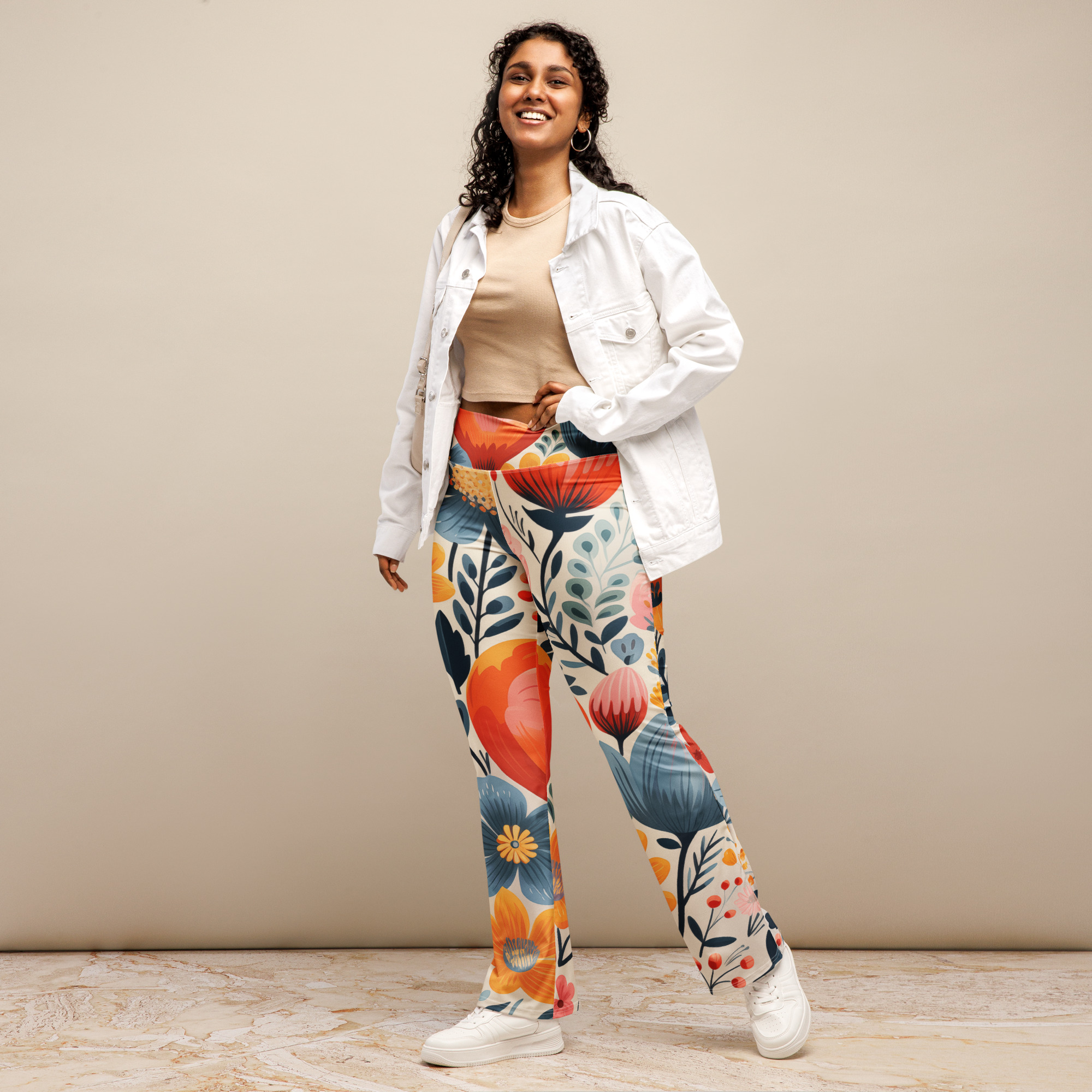 Leggings Acampanados Flor Viva