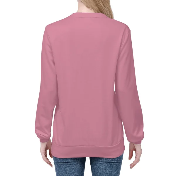 Sudadera rosa mujer con diseño kawaii de tres bubble teas sonrientes