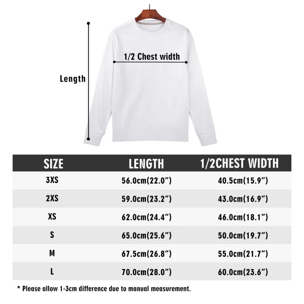 Sudadera blanca infantil con print de ramen dormido y huevo feliz, vista frontal y trasera.