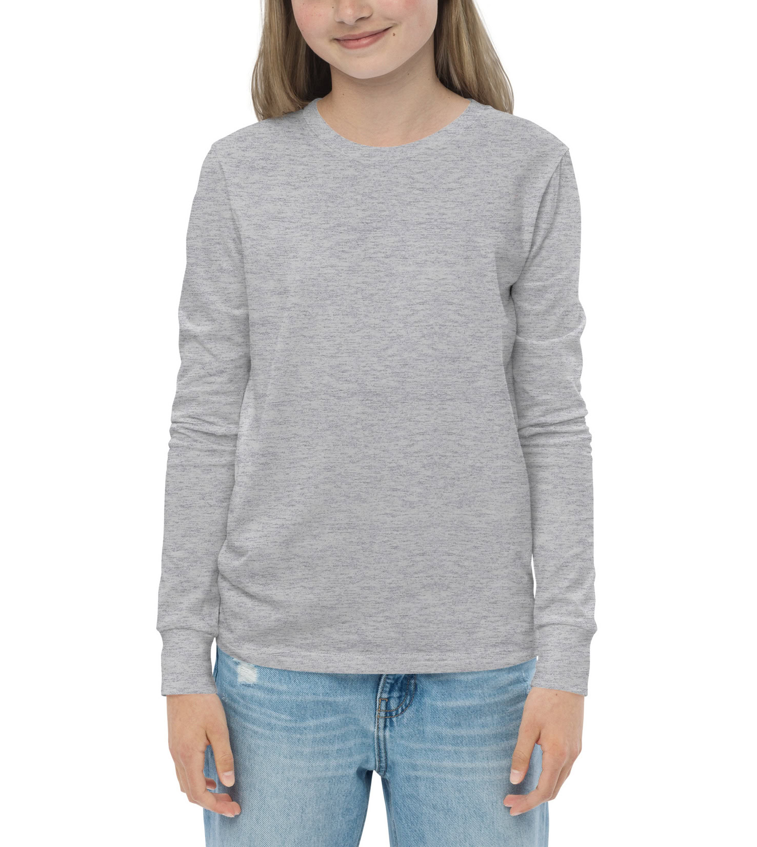 Camiseta manga larga adolescente | Bella + Canvas 3501Y - Imagen 2