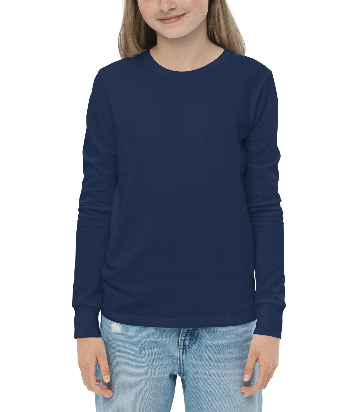 Camiseta manga larga adolescente | Bella + Canvas 3501Y - Imagen 4