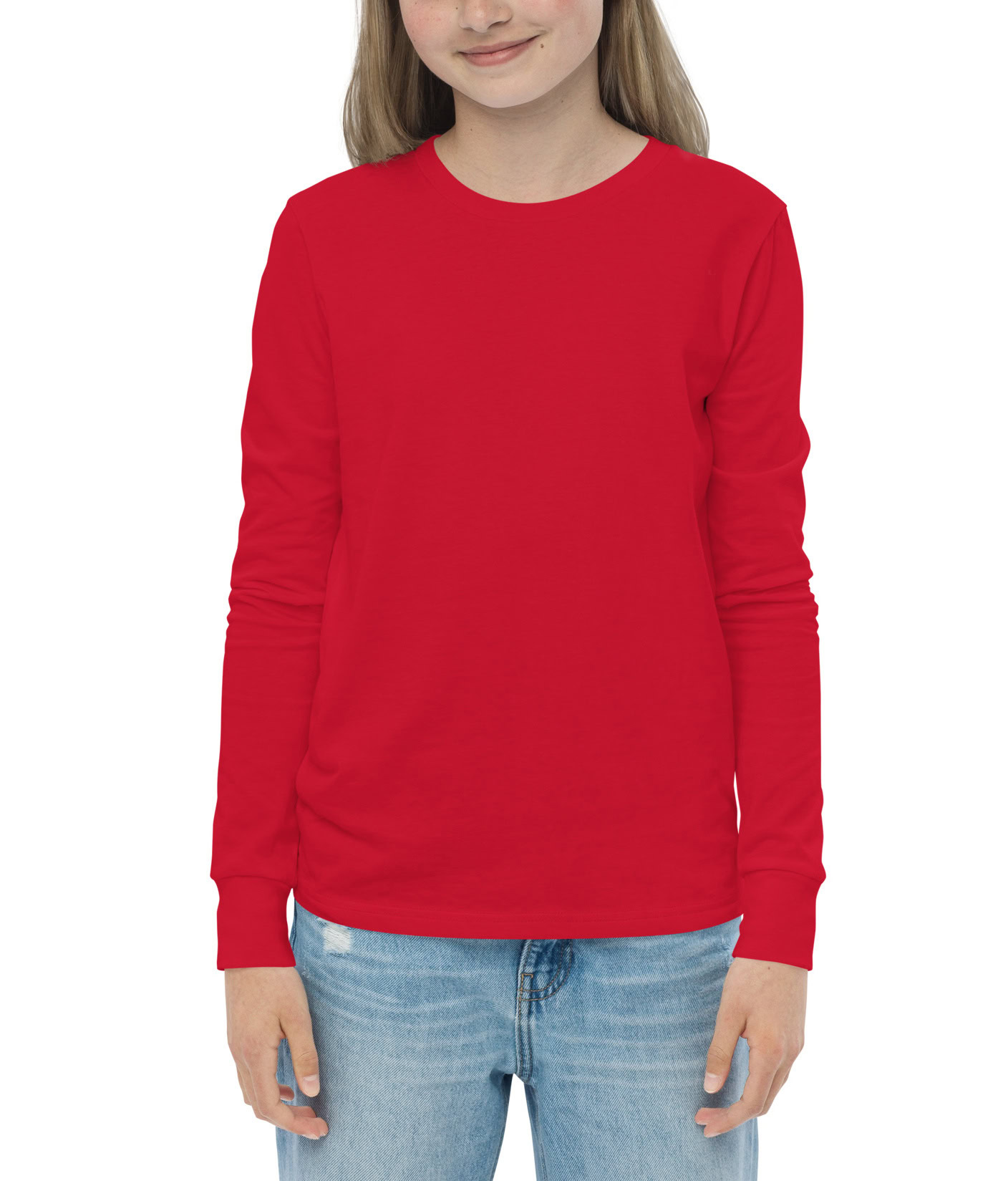 Camiseta manga larga adolescente | Bella + Canvas 3501Y - Imagen 3